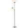 Adesso Lighting Piedmont 71" High Torchiere Floor Lamp with Side Light