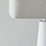 Adesso Lillian 25 1/2" Modern White Metal Column Table Lamp