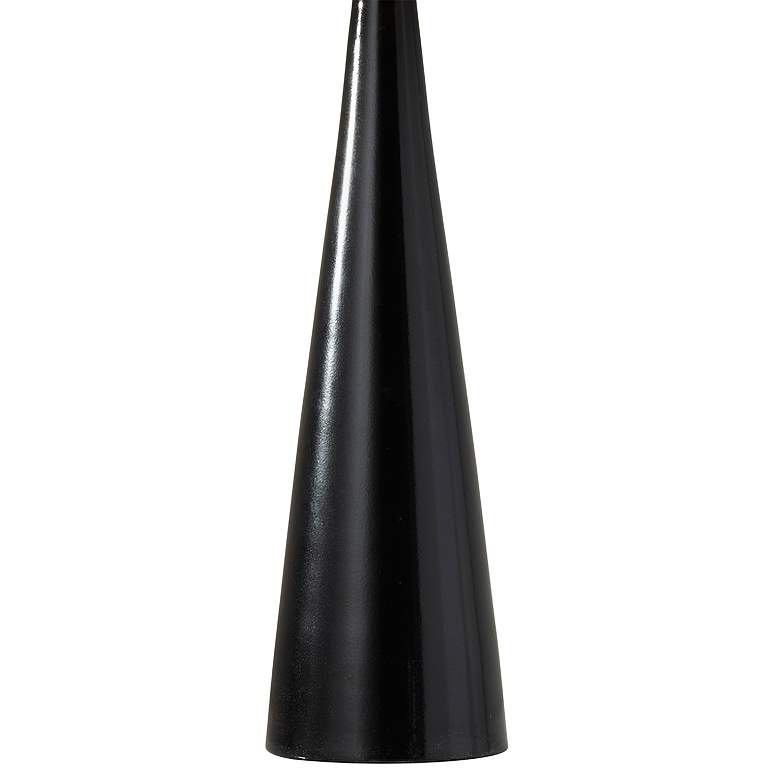 Image 4 Adesso Linda 21 1/2 inch Black Metal Modern Accent Table Lamp more views
