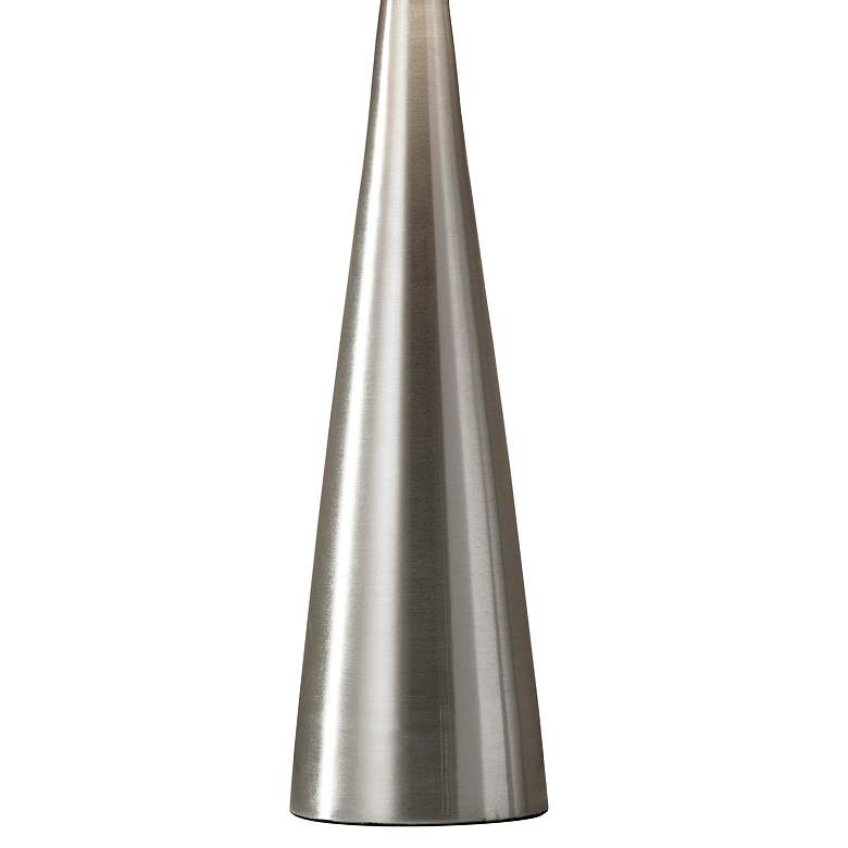 Image 4 Adesso Linda 21 1/2" Brushed Steel Modern Accent Table Lamp more views