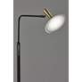 4_Adesso Lucas 54" Matte Black and Antique Brass LED Floor Lamp more views