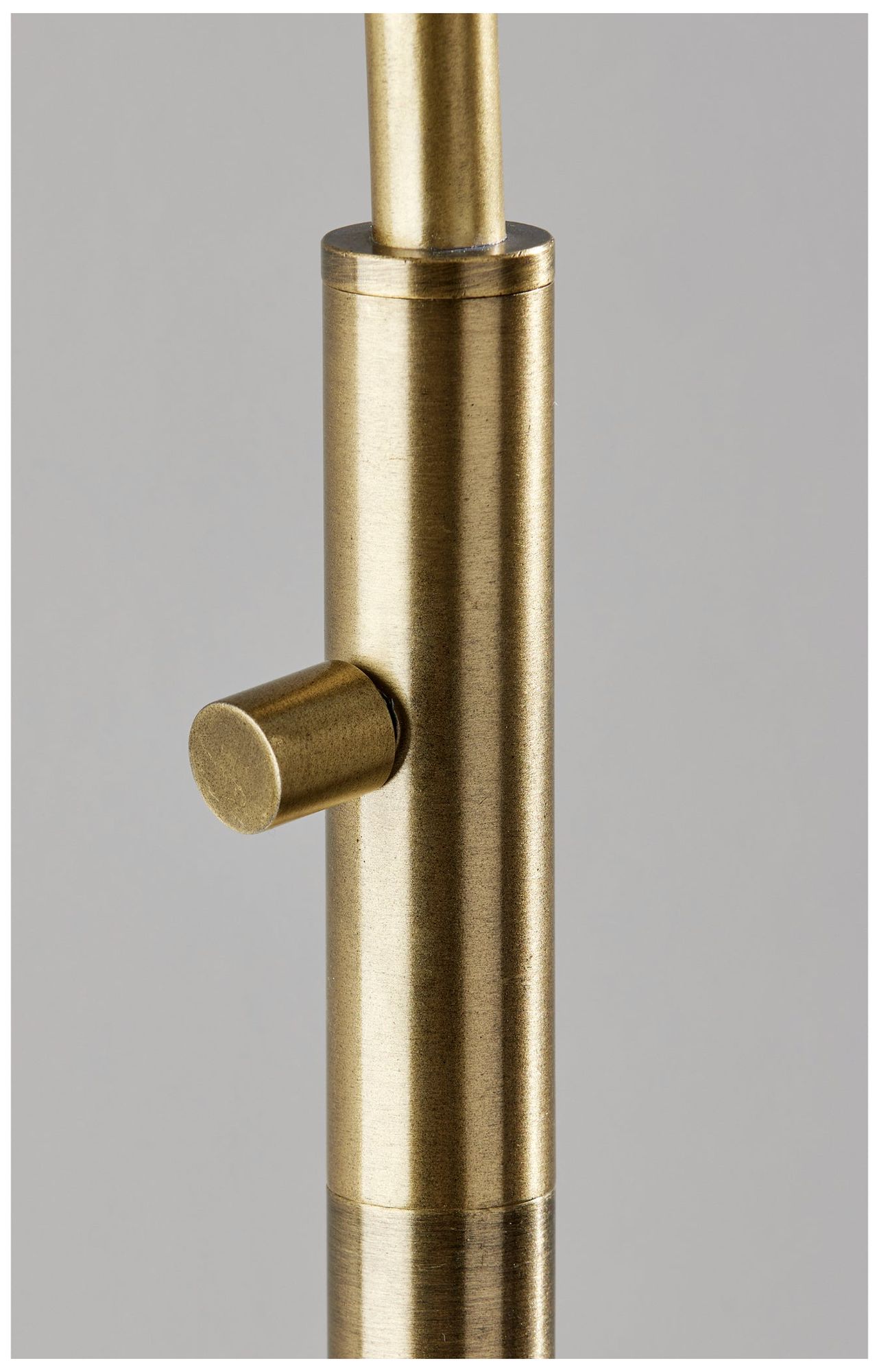 Adesso Magnolia Arc Lamp - Antique Brass