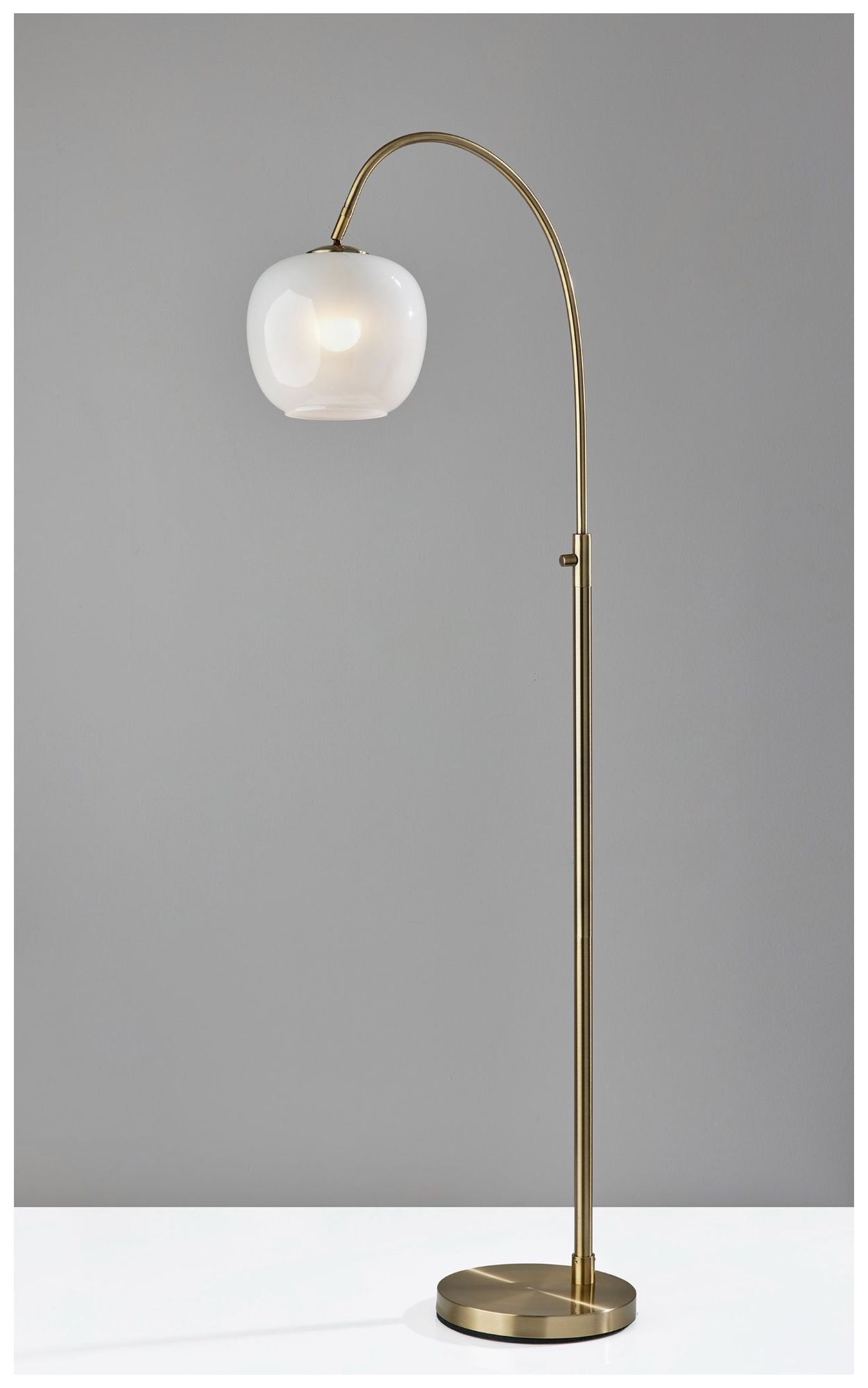 Image 6 Adesso Magnolia Floor Lamp - Antique Brass more views