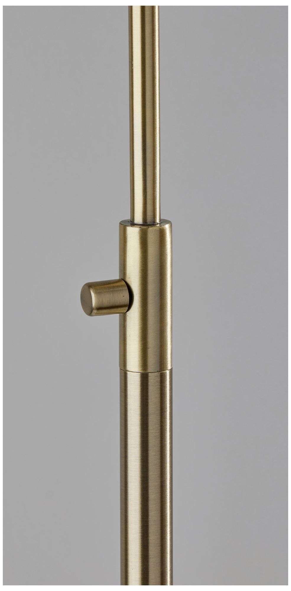 Adesso Magnolia Floor Lamp - Antique Brass