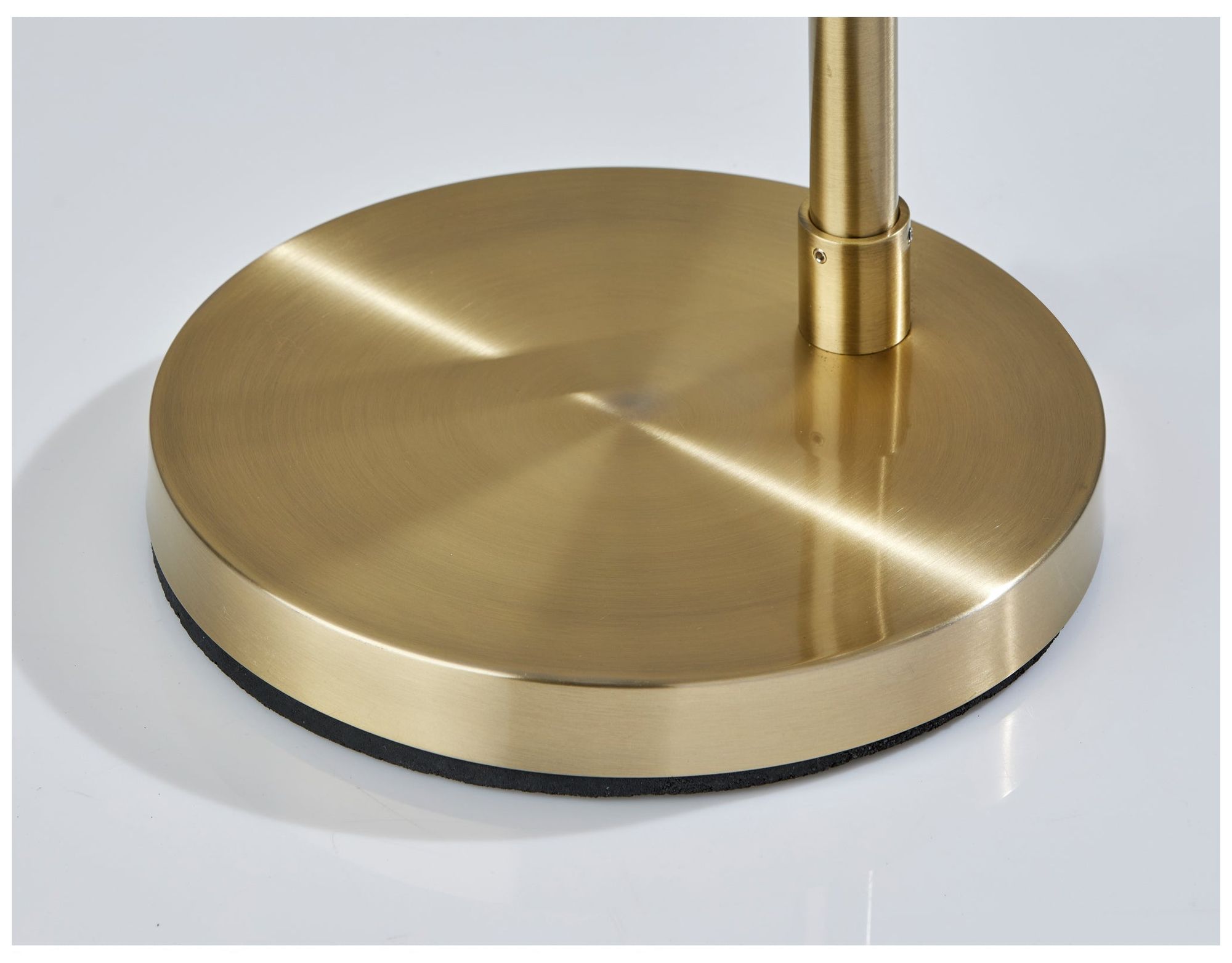 Adesso Magnolia Floor Lamp - Antique Brass