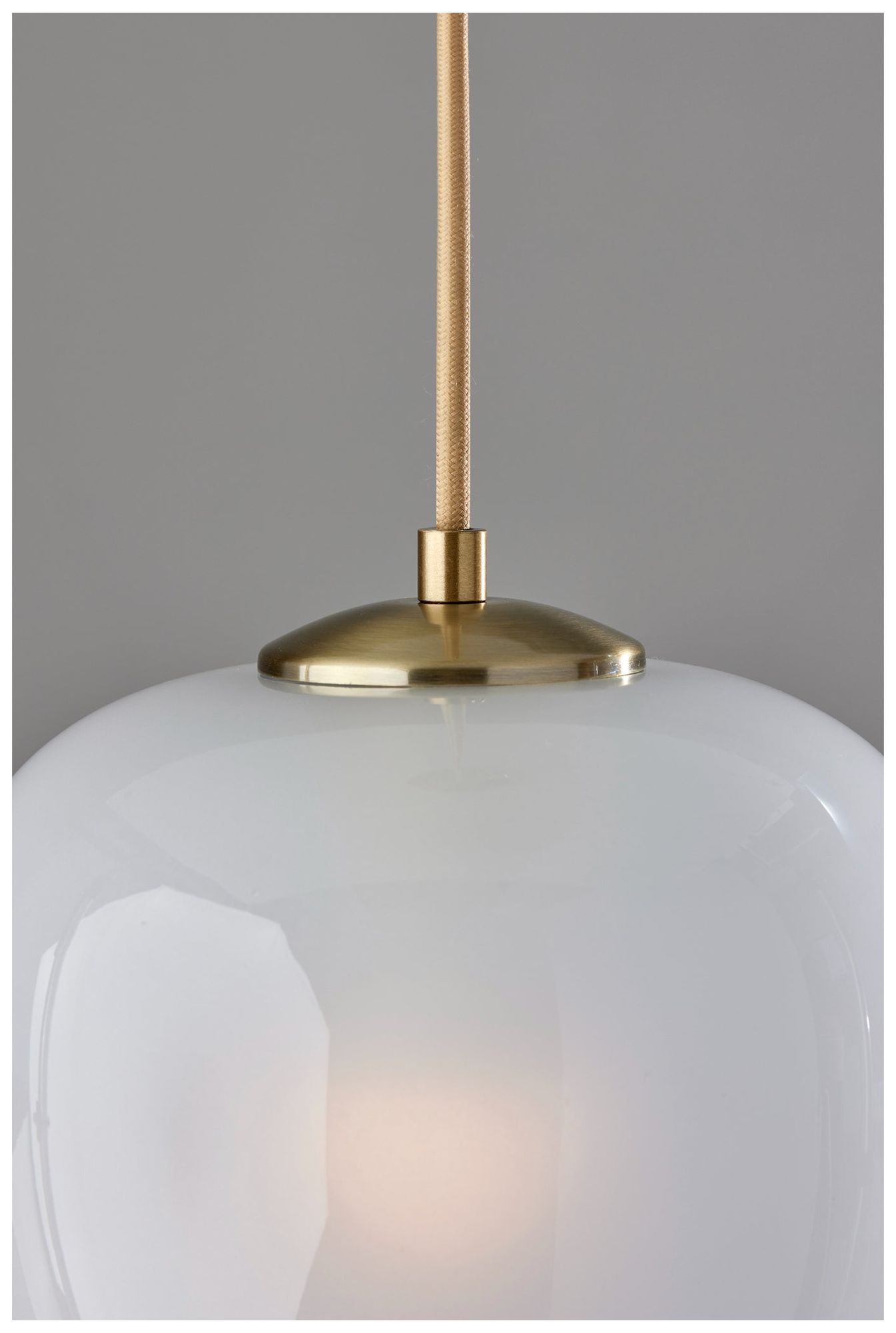 Image 7 Adesso Magnolia Pendant - Antique Brass more views