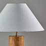 Adesso Martin 25 1/2" Modern Natural Oak Wood Column Table Lamp