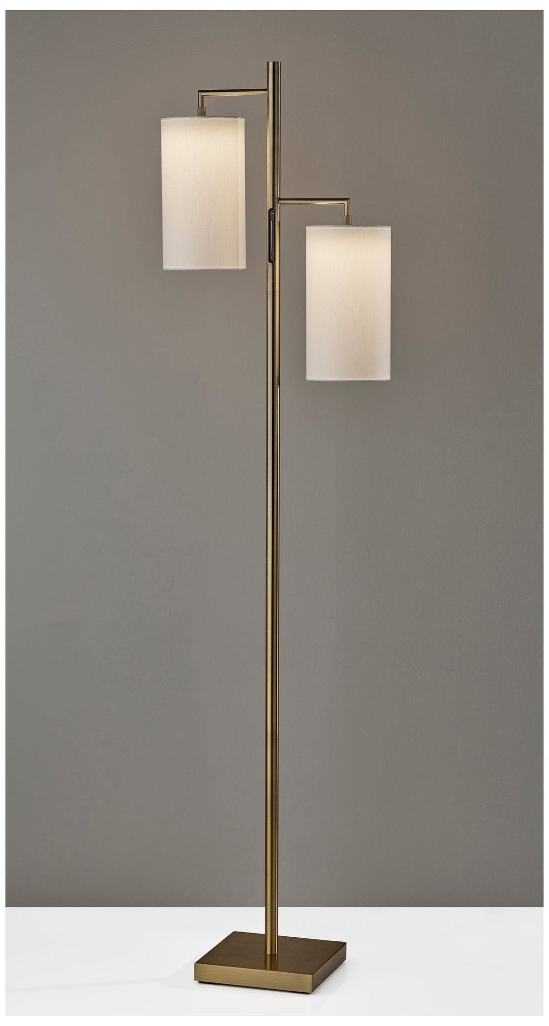 Image 6 Adesso Matilda LED Tree Lamp w. Smart Switch - Antique Brass more views