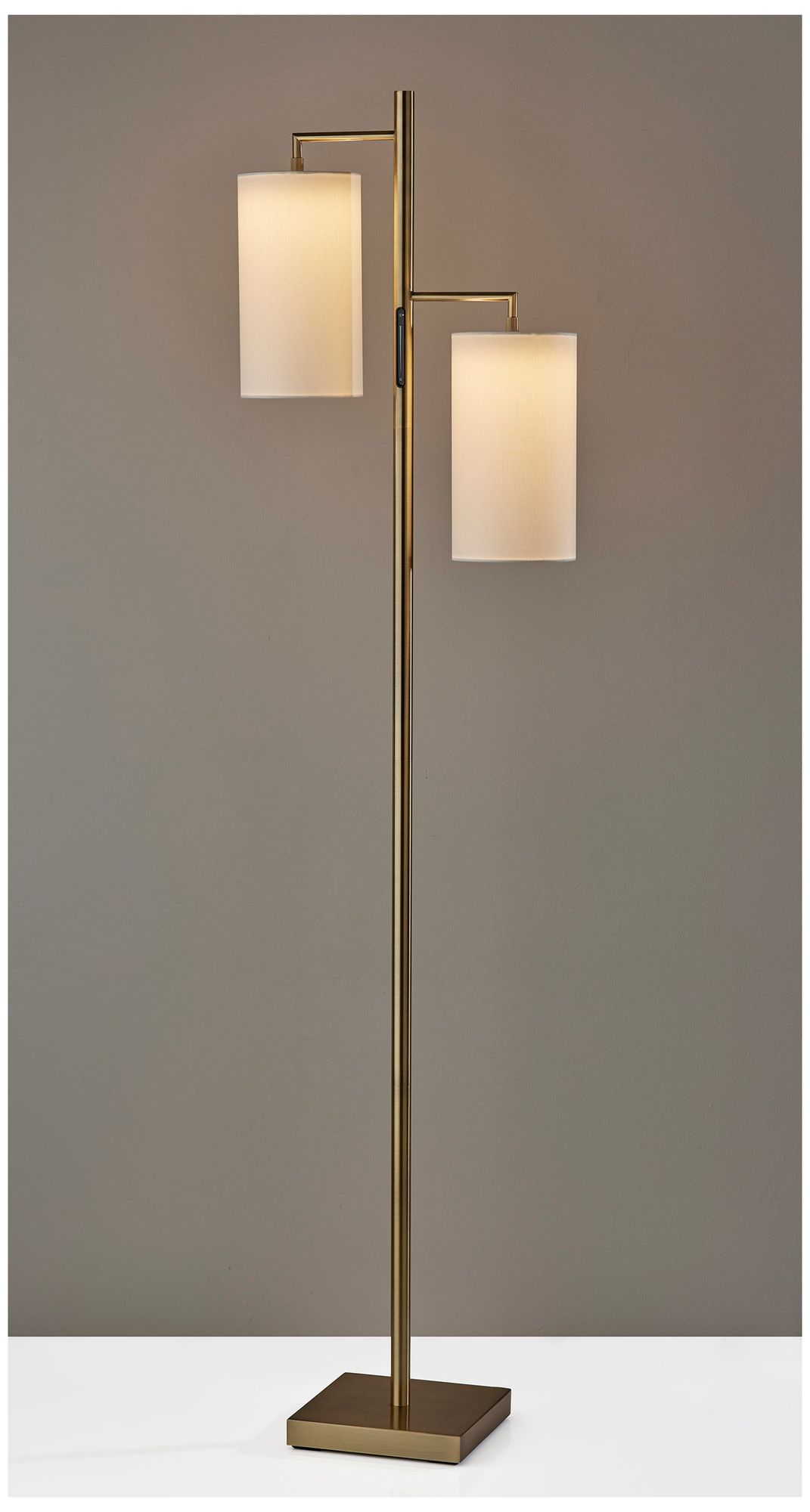 Adesso Matilda LED Tree Lamp w. Smart Switch - Antique Brass