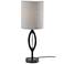 Adesso Mayfair 27 1/2" High Modern Black Wood Table Lamp