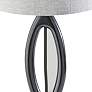 3_Adesso Mayfair 27 1/2" High Modern Black Wood Table Lamp more views