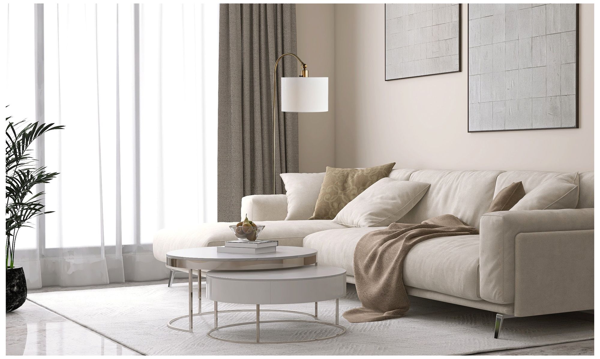 Image 2 Adesso Meredith Floor Lamp - Antique Brass more views