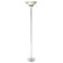 Adesso Metropolis 71 1/2" High Chrome Modern Torchiere Floor Lamp