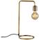 Adesso Morgan 16 1/2" Antique Brass Industrial Modern Accent Lamp
