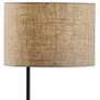Adesso Oliver 19 1/2" Black Accent Table Lamp with Qi Charging Pad