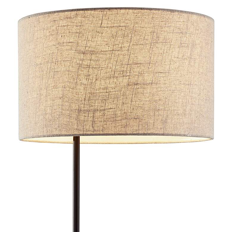 Image 3 Adesso Oliver 63 1/2" USB Tray Table Floor Lamp with Wireless Charger more views