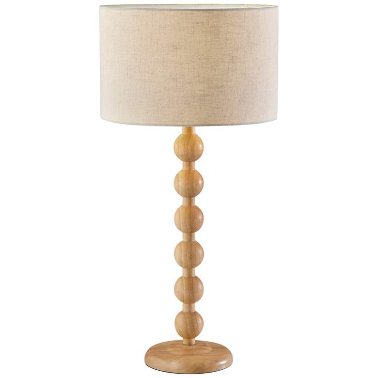 Image 1 Adesso Orchard 28 1/4" High Modern Natural Wood Table Lamp