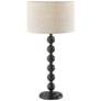 1_Adesso Orchard 28 1/4" Modern Black Wood Buffet Table Lamp