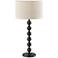 Adesso Orchard 28 1/4" Modern Black Wood Buffet Table Lamp