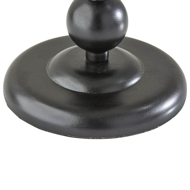 Image 4 Adesso Orchard 28 1/4" Modern Black Wood Buffet Table Lamp more views
