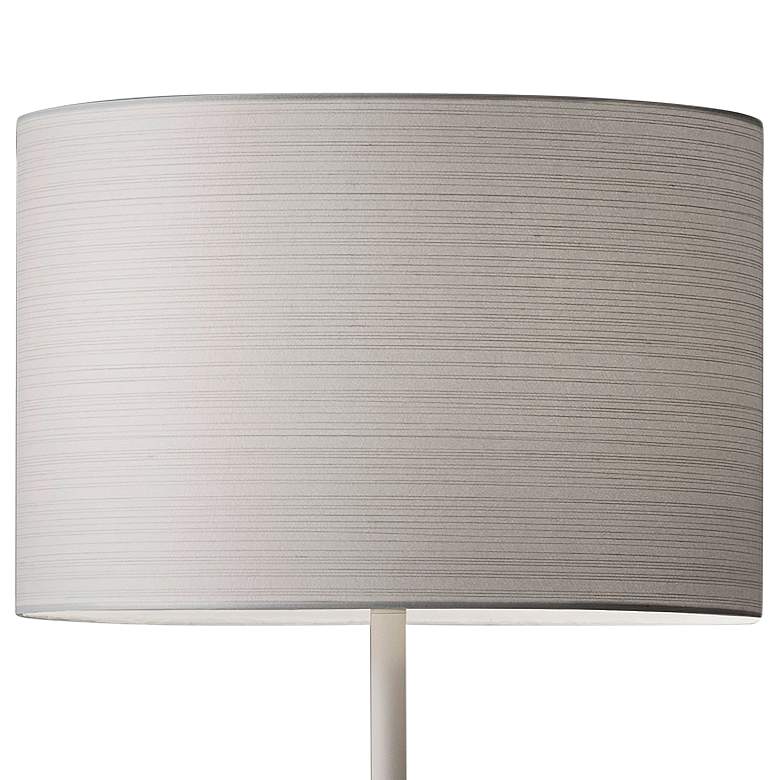 Image 3 Adesso Oslo 22 1/2" Paper Shade and Matte White Modern Table Lamp more views