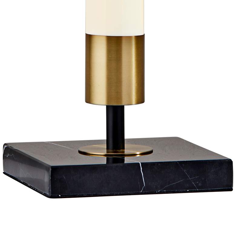 Image 2 Adesso Piper 30" Black and Brass LED Accent Table Lamp more views