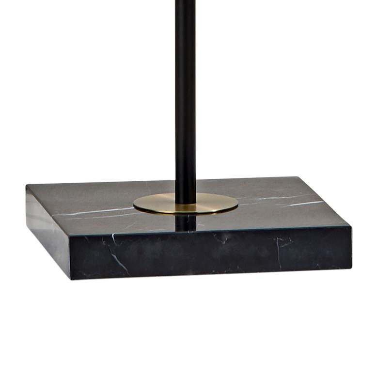 Image 3 Adesso Piper 72 inch High Black and Brass Modern LED Floor Lamp more views