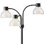 3_Adesso Presley 69" Black Nickel Metal 3-Arm Gooseneck Floor Lamp more views