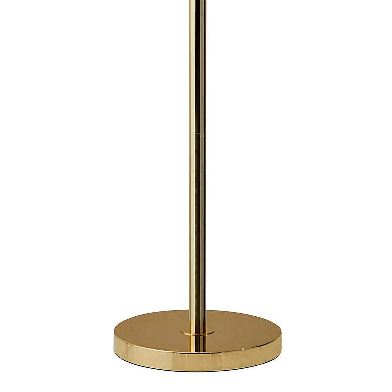 Image 4 Adesso Presley 69" Gold Metal 3-Arm Gooseneck Floor Lamp more views