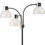 3_Adesso Presley 69" Polished Nickel Metal 3-Arm Gooseneck Floor Lamp more views