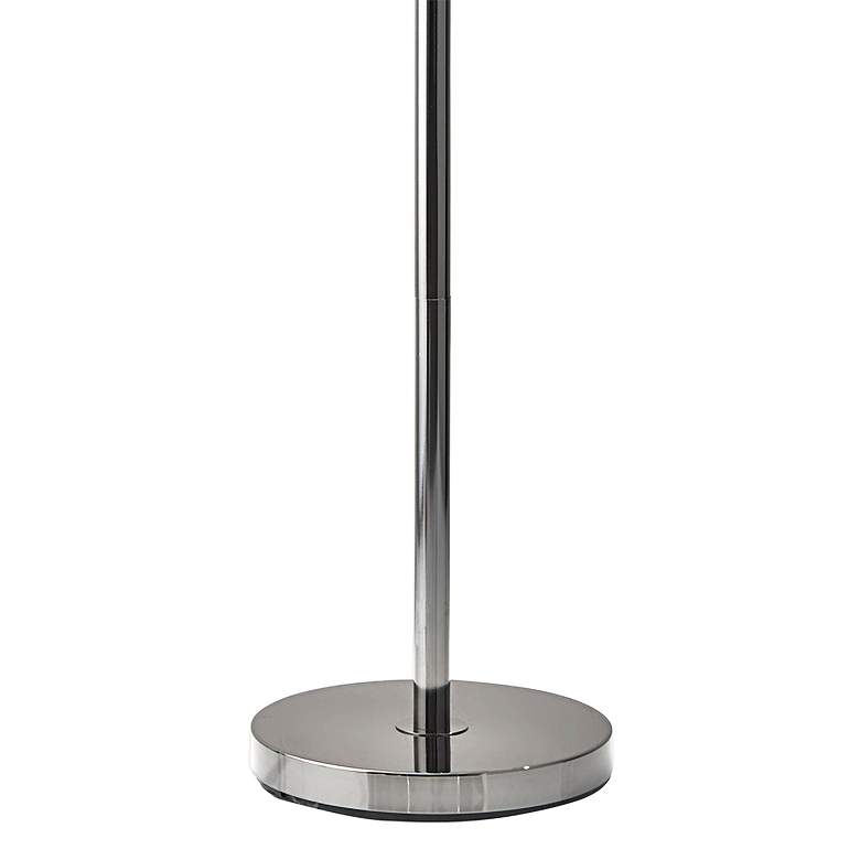 Image 4 Adesso Presley 69" Polished Nickel Metal 3-Arm Gooseneck Floor Lamp more views