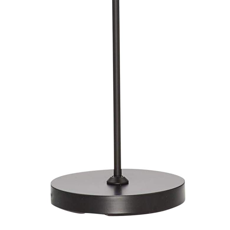 Image 3 Adesso Prospect Adjustable Height Matte Black LED Gooseneck Floor Lamp more views