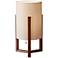 Adesso Quinn 17" High Wood Tripod Leg Modern Accent Table Lamp