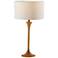 Adesso Rebecca 26" High Modern Natural Rubber-Wood Table Lamp
