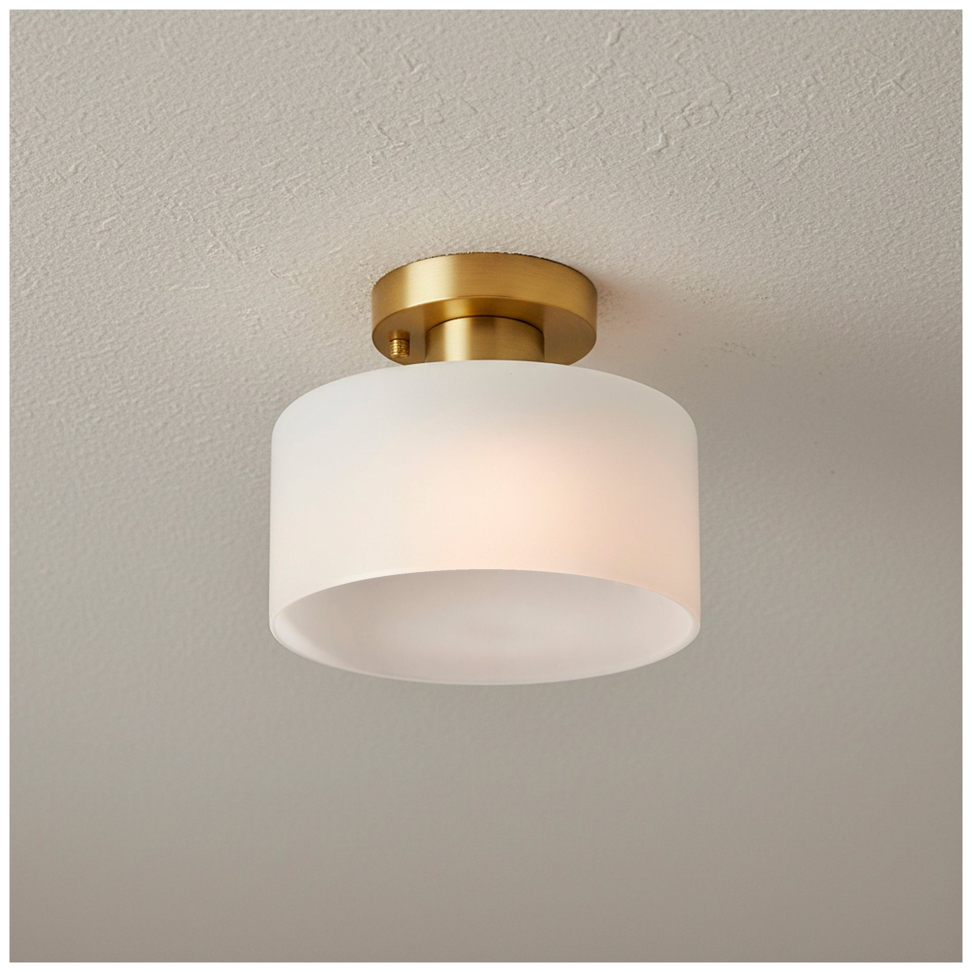 Image 2 Adesso Rhodes Flush Mount - Antique Brass more views