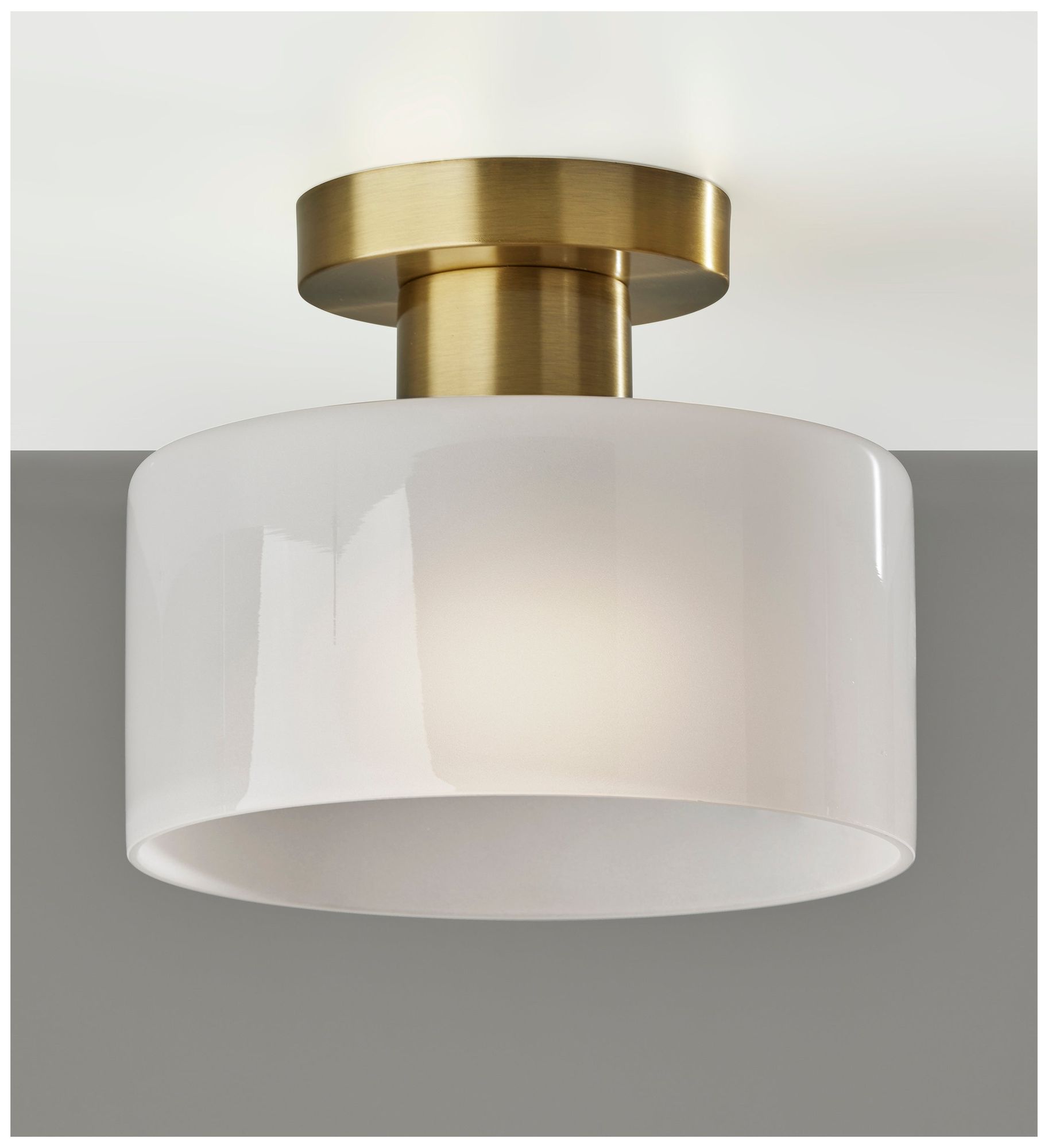 Image 5 Adesso Rhodes Flush Mount - Antique Brass more views