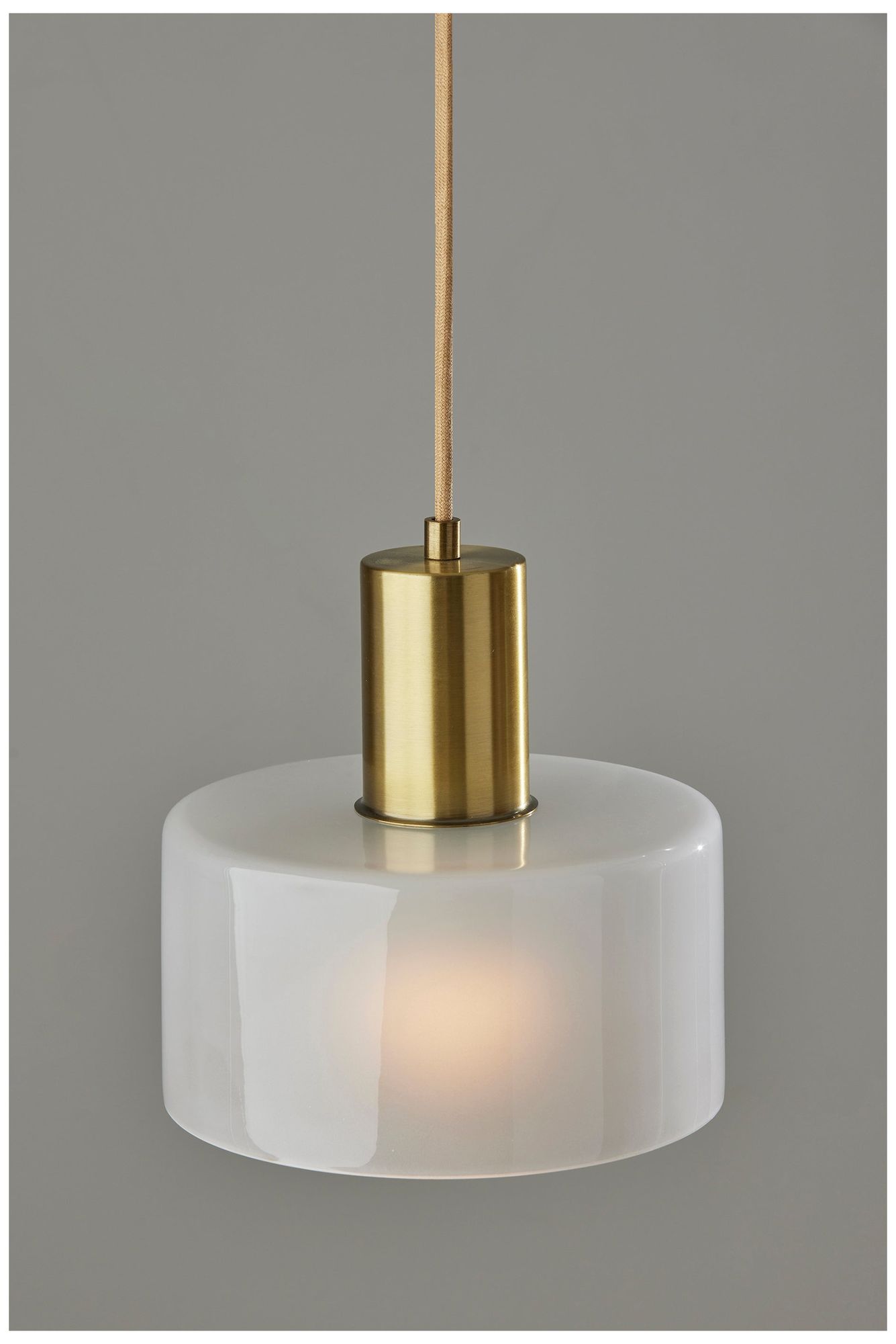 Image 4 Adesso Rhodes Pendant - Antique Brass more views