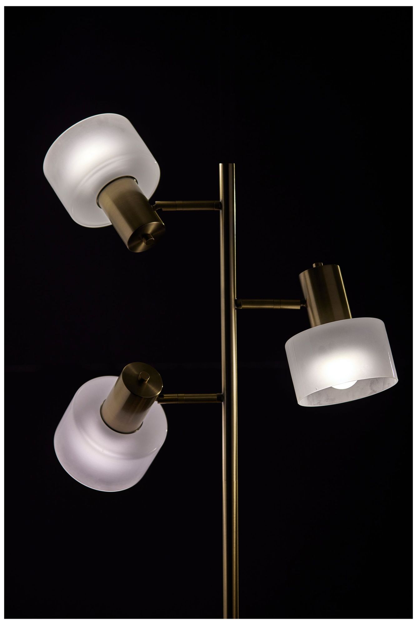 Adesso Rhodes Tree Lamp - Antique Brass