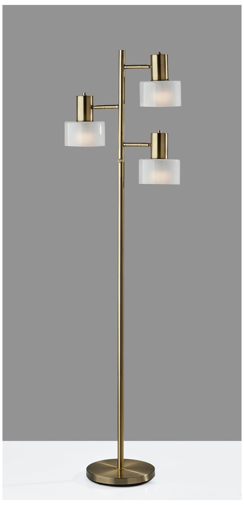 Image 6 Adesso Rhodes Tree Lamp - Antique Brass more views