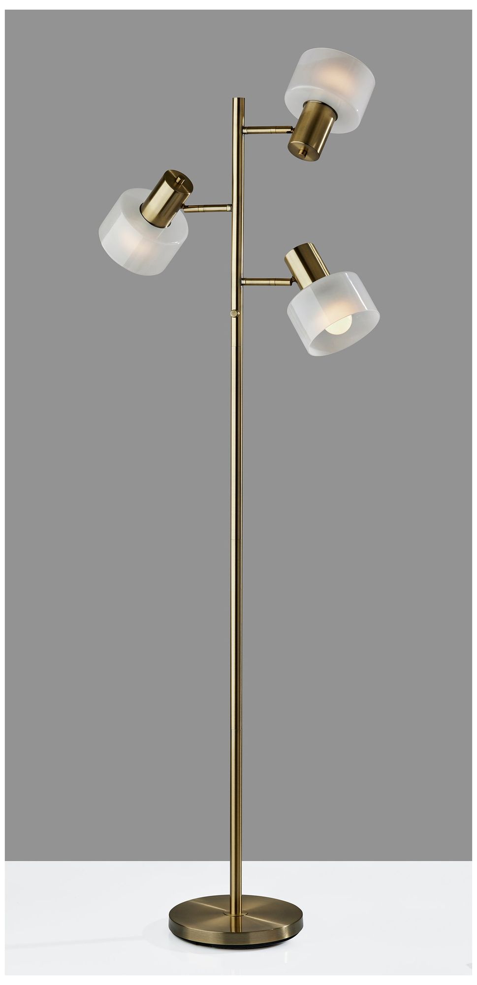 Image 7 Adesso Rhodes Tree Lamp - Antique Brass more views