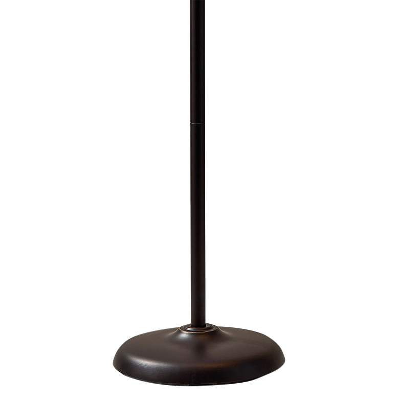 Image 4 Adesso Rodeo 61 inch Antique Bronze Metal Swing Arm Downbridge Floor Lamp more views