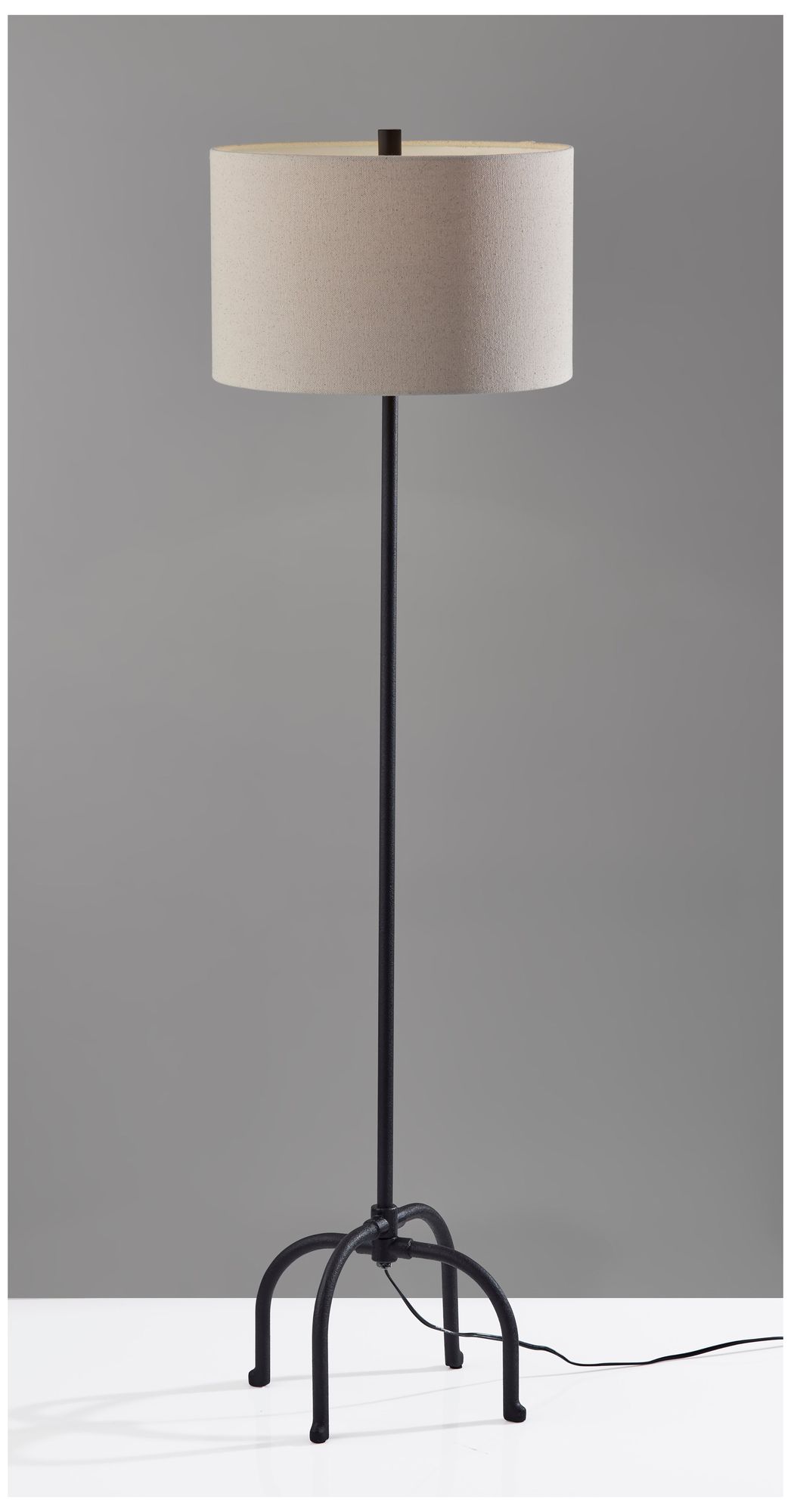 Image 4 Adesso Silos Floor Lamp - Black more views