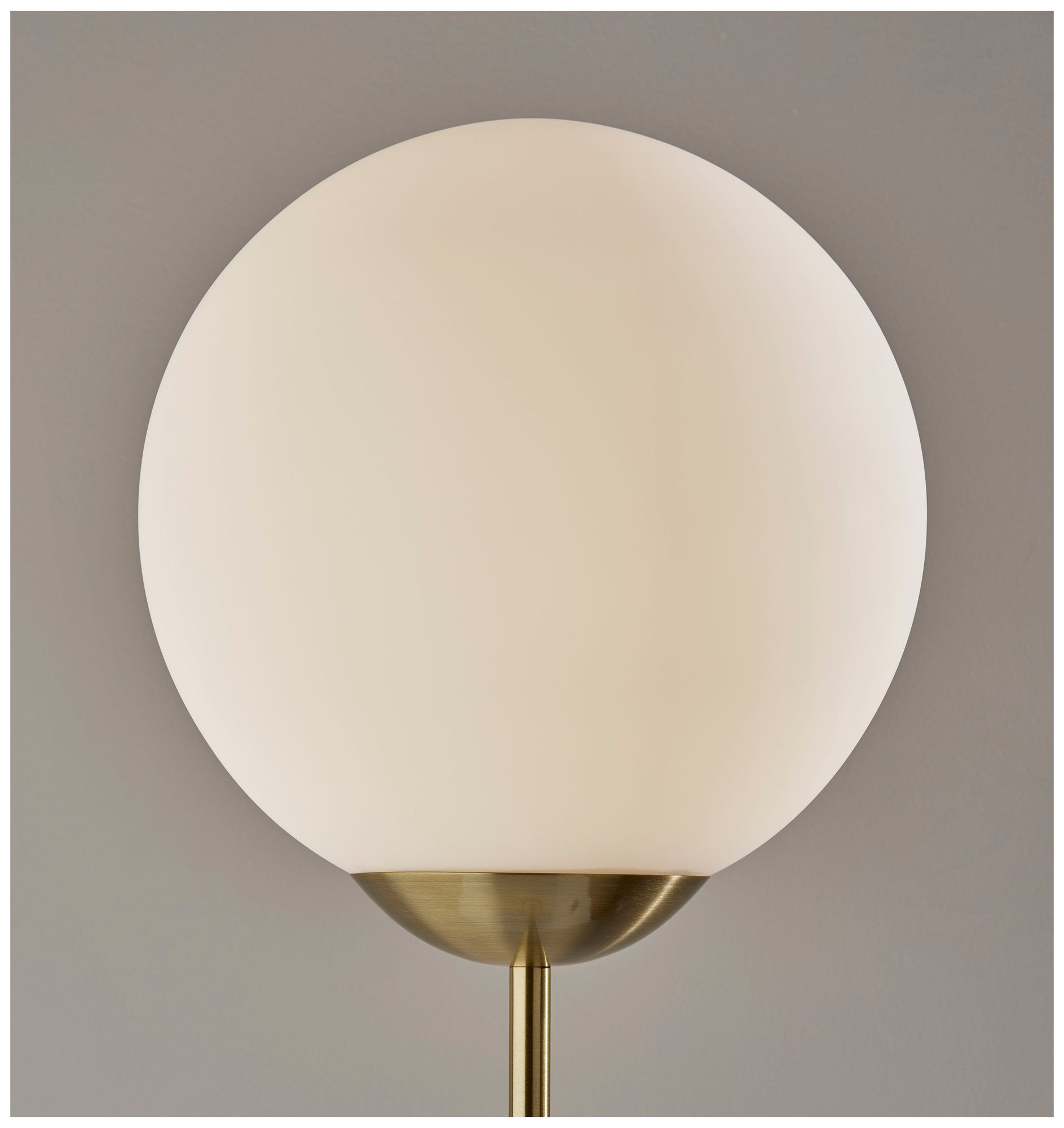 Image 6 Adesso Terra Floor Lamp - Antique Brass more views