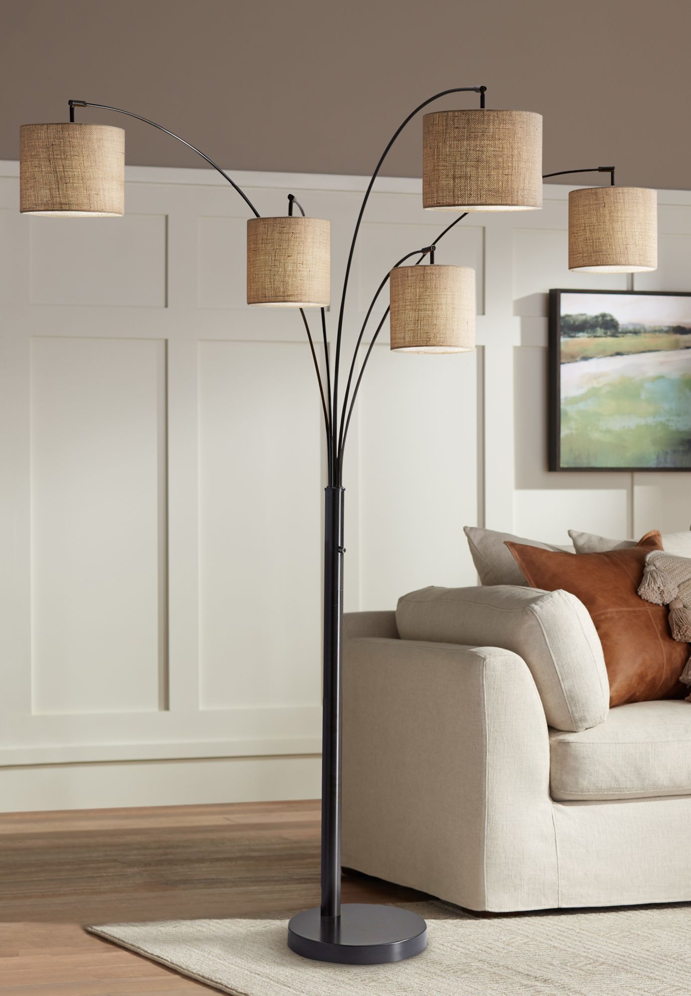 Adesso presley 3 arm floor deals lamp