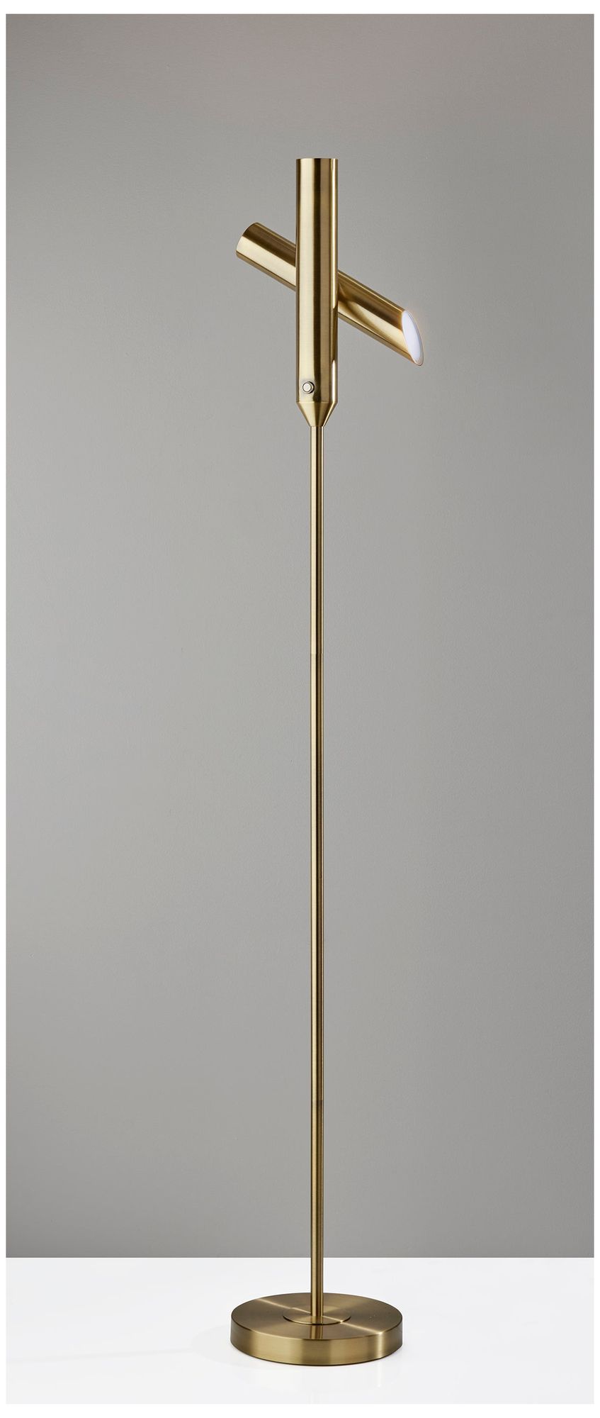 Image 4 Adesso Vega Torchiere - Antique Brass more views