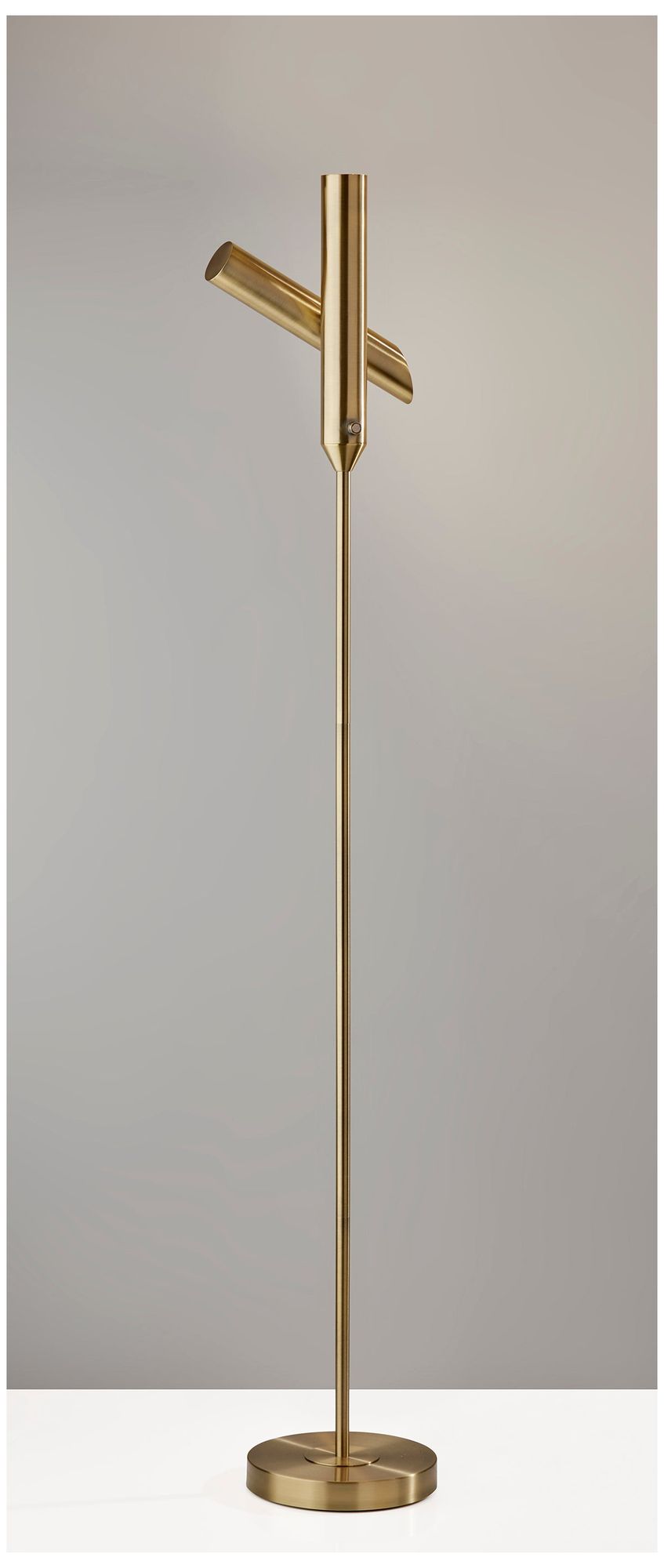 Image 5 Adesso Vega Torchiere - Antique Brass more views