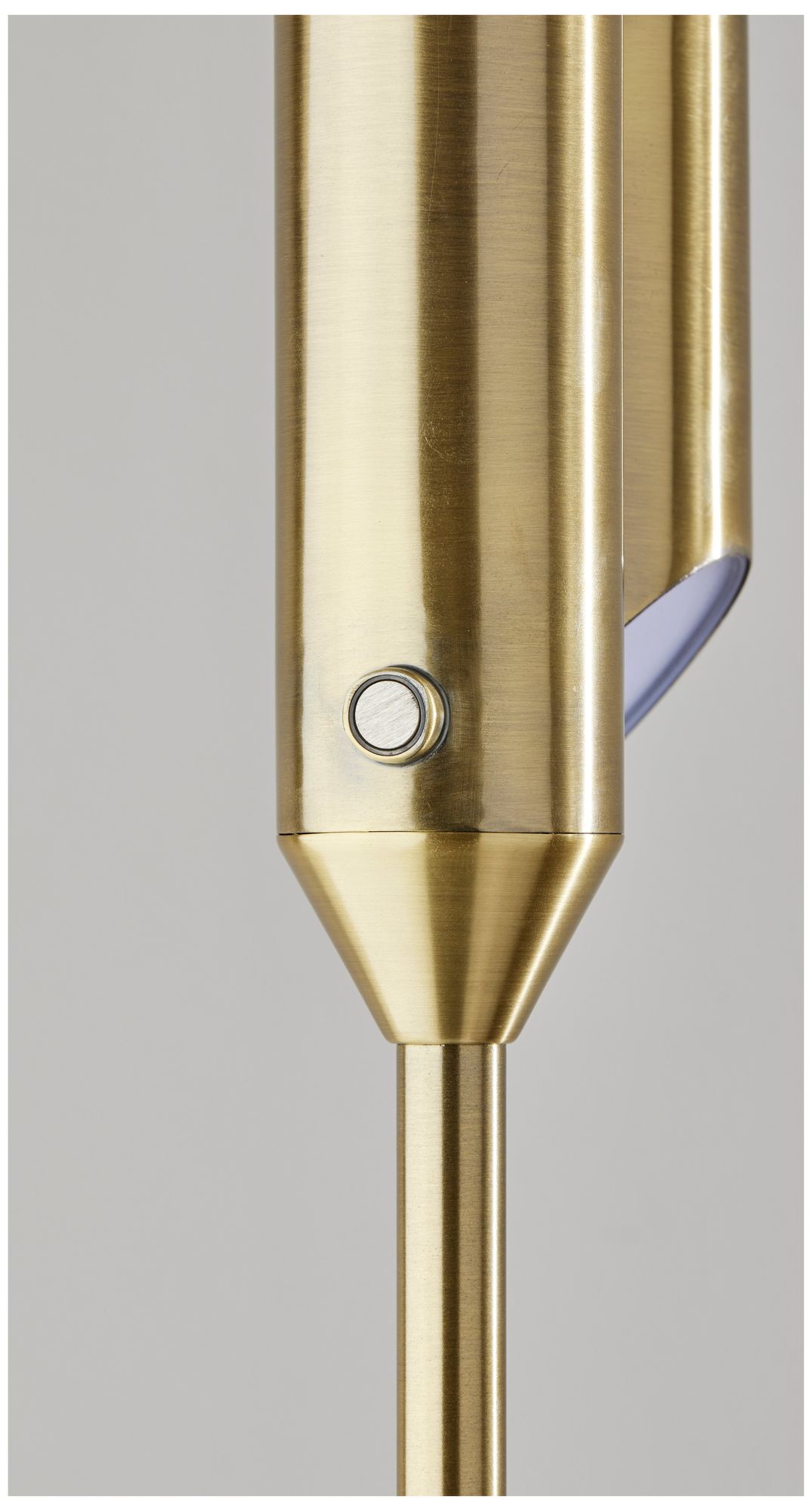 Image 7 Adesso Vega Torchiere - Antique Brass more views