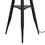 4_Adesso Warren 61 1/2" High Black Metal Shelf Tripod Floor Lamp more views