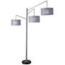 6_Adesso Wellington 91" Adjustable 3-Light Steel Modern Arc Floor Lamp more views