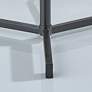 Adesso Wesley 22 1/4" Modern Black Metal Tripod Accent Table Lamp